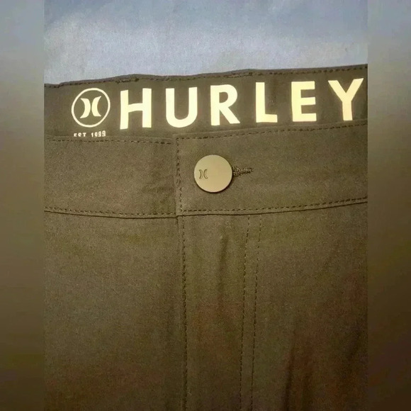 Hurley Black Men's Hybrid Shorts - Picture 4 of 8